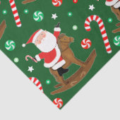 Weihnachtsgeschenk für Reittiere Seidenpapier (Detail)