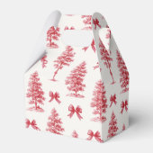 Weihnachtsgeschenk für Rot und Weiß Geschenkschachtel (Rückseite)