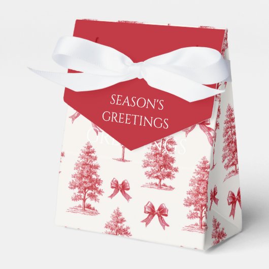 Weihnachtsgeschenk für Rot und Weiß Geschenkschachtel (Vorderseite)