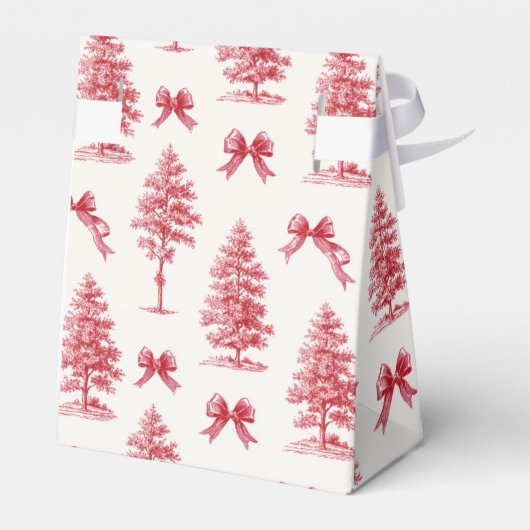 Weihnachtsgeschenk für Rot und Weiß Geschenkschachtel (Rückseite)