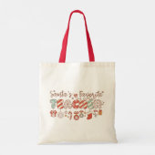 Weihnachtsgeschenk für Santas Lieblingslehrer Tragetasche (Rückseite)