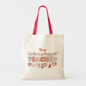 Weihnachtsgeschenk für Santas Lieblingslehrer Tragetasche (Vorne)