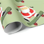 Weihnachtsgeschenk für Skateboard Geschenkpapier (Rolleneckpunkt)