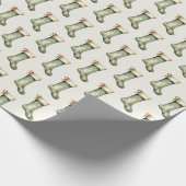 Weihnachtsgeschenk für Strumpf Geschenkpapier (Ecke)