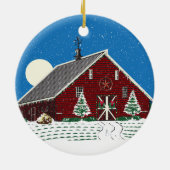 Weihnachtsgeschenk für Tiere Keramikornament (Hinten)