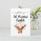 Weihnachtsgeschenk für Unternehmen (Stehend Vorderseite)