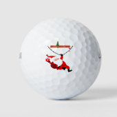 Weihnachtsgeschenk für Vater und Großvater Golfball (Vorderseite)