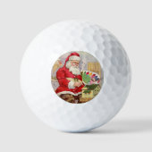 Weihnachtsgeschenk für Vater und Großvater Golfball (Vorderseite)