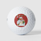 Weihnachtsgeschenk für Vater und Großvater Golfball (Vorderseite)