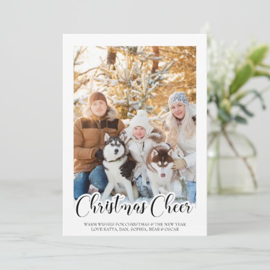 Weihnachtsgeschenk für Vertikales Foto (Stehend Vorderseite)