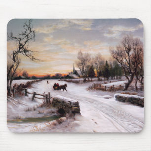 Weihnachtsgeschenk für Vintage Länder Mousepad
