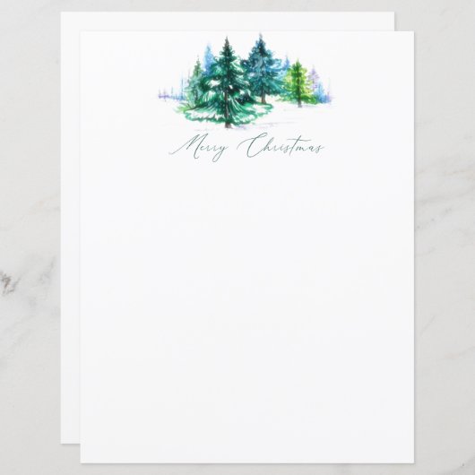 Weihnachtsgeschenk für Wasserfarben (Vorne/Hinten)