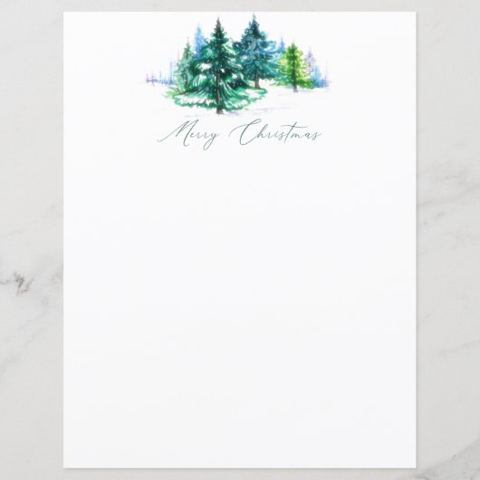 Weihnachtsgeschenk für Wasserfarben (Vorderseite)