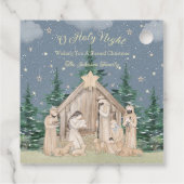 Weihnachtsgeschenk für Wasserfarben Geschenkanhänger (Rückseite)