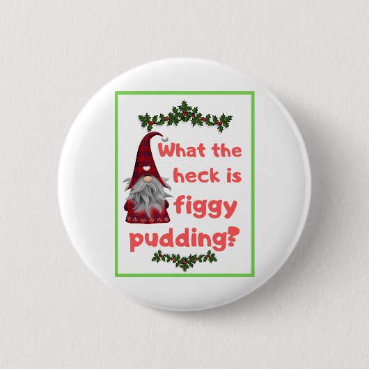 Weihnachtsgeschenk für Weihnachten Button (Vorderseite)