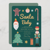 Weihnachtsgeschenk für Weihnachten Einladung (Vorne/Hinten)