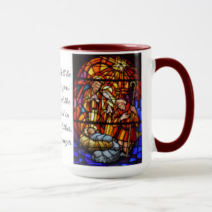 Weihnachtsgeschenk für Weihnachtslieder aus Glas Tasse