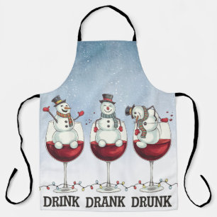 Weihnachtsgeschenk für Weinliebhaber Erwachsenen Schürze