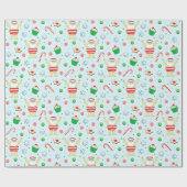 Weihnachtsgeschenk fürs Schwimmen Geschenkpapier (Flach)