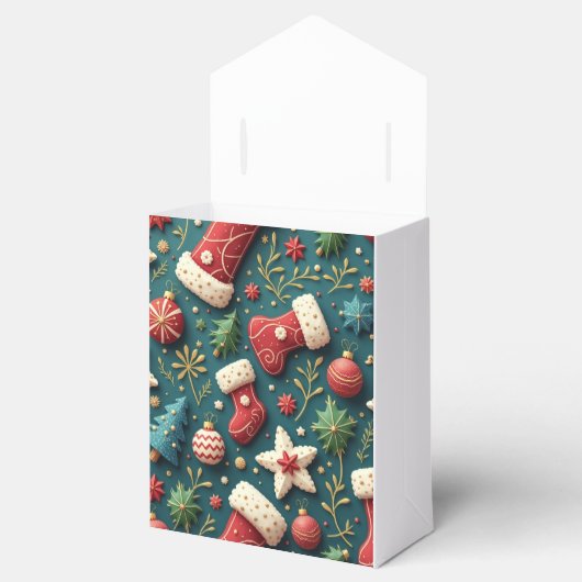 Weihnachtsgeschenk Gefallen Box Geschenkschachtel (Geöffnet)