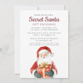 Weihnachtsgeschenk Geheimnis Weihnachtsfeiertag Pa Einladung (Vorderseite)