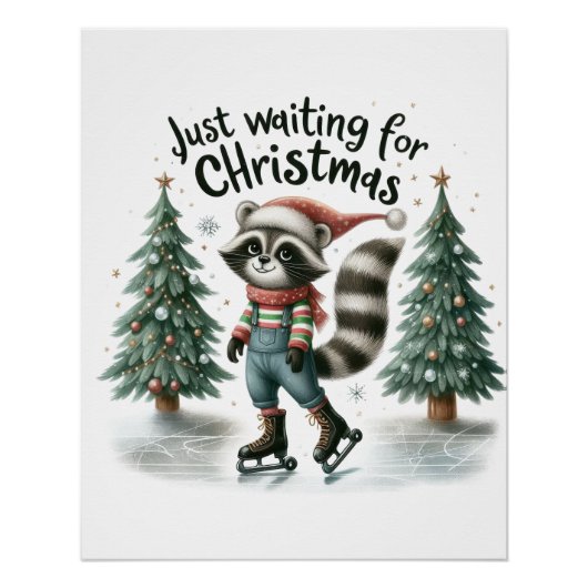 Weihnachtsgeschenk gerade Gewartet Poster (Vorderseite)