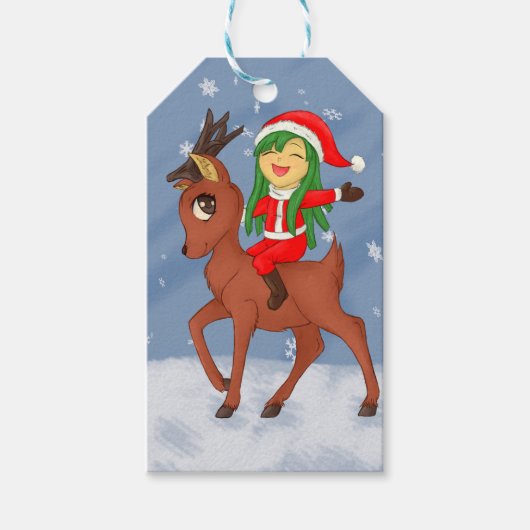 Weihnachtsgeschenk Geschenkanhänger (Vorderseite)