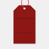 Weihnachtsgeschenk Geschenkanhänger (Rückseite)