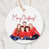 Weihnachtsgeschenk Geschenkanhänger (Vorderseite)