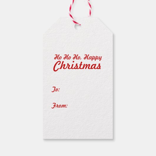 Weihnachtsgeschenk Geschenkanhänger (Rückseite)