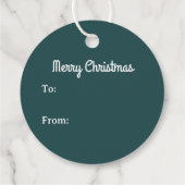 Weihnachtsgeschenk Geschenkanhänger (Rückseite)