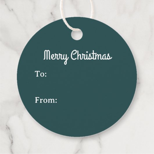 Weihnachtsgeschenk Geschenkanhänger (Rückseite)