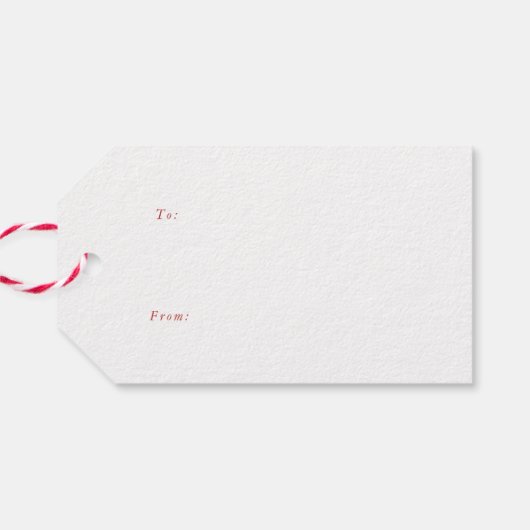 Weihnachtsgeschenk Geschenkanhänger (Rückseite Horizontal)