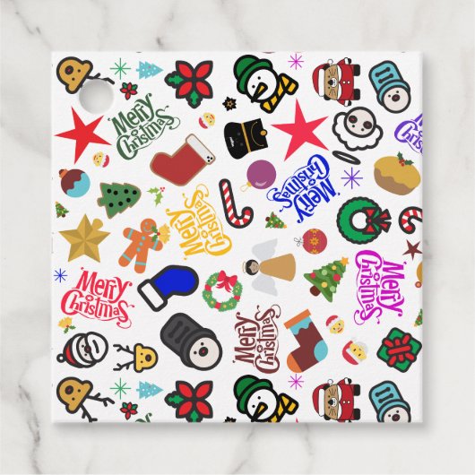 Weihnachtsgeschenk Geschenkanhänger (Vorderseite)