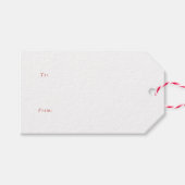 Weihnachtsgeschenk Geschenkanhänger (Vorderseite (Horizontal))