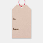 Weihnachtsgeschenk Geschenkanhänger (Rückseite)