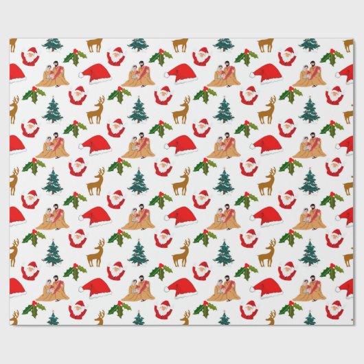 Weihnachtsgeschenk Geschenkpapier (Flach)