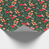 Weihnachtsgeschenk Geschenkpapier (Ecke)