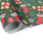 Weihnachtsgeschenk Geschenkpapier (Rolleneckpunkt)