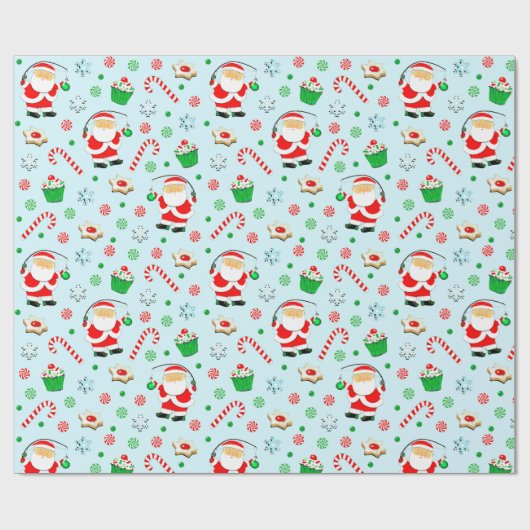 Weihnachtsgeschenk Geschenkpapier (Flach)