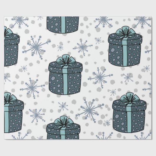Weihnachtsgeschenk Geschenkpapier (Flach)