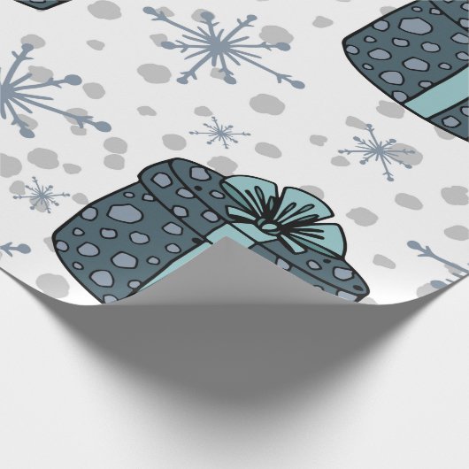 Weihnachtsgeschenk Geschenkpapier (Ecke)