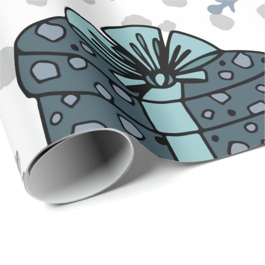 Weihnachtsgeschenk Geschenkpapier (Rolleneckpunkt)