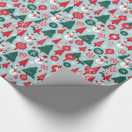 Weihnachtsgeschenk Geschenkpapier (Ecke)