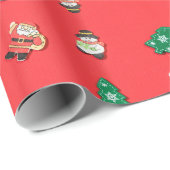Weihnachtsgeschenk Geschenkpapier (Rolleneckpunkt)