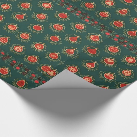 Weihnachtsgeschenk Geschenkpapier (Ecke)