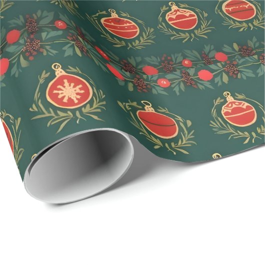 Weihnachtsgeschenk Geschenkpapier (Rolleneckpunkt)