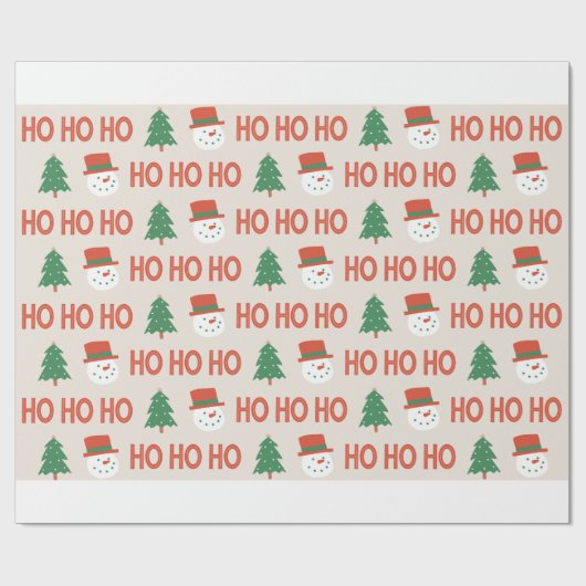 Weihnachtsgeschenk Geschenkpapier (Flach)