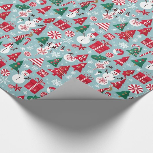 Weihnachtsgeschenk Geschenkpapier (Ecke)