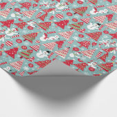 Weihnachtsgeschenk Geschenkpapier (Ecke)